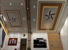 False Ceiling Design Lighting The Compass Interior